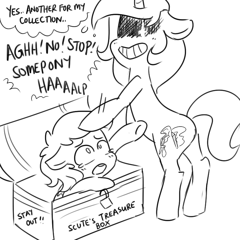 lucidlarceny:  NO SCUTE GIVE ME BACK MY OC  xD