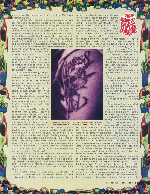 The Source Magazine, Issue #46, July 1993. Cypress Hill.