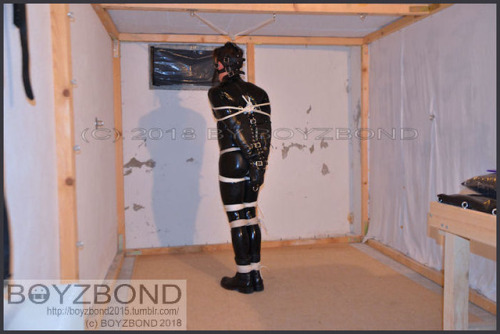 Porn Pics boyzbond2015: BOUND AND GAGGED IN TIGHT RUBBER