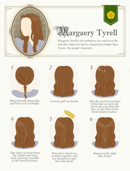 freemindfreebody:emmammo:gotLearn how to braid your hair like the ladies in Game of Thrones.Not for 