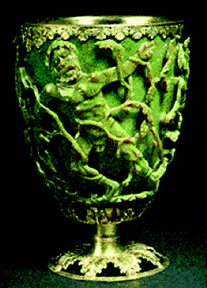 sixpenceee:The Lycurgus Cup is made out of