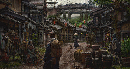 The Puppeteer&rsquo;s Village  Eddie Mendoza www.artstation.com/artwork/Ga266z