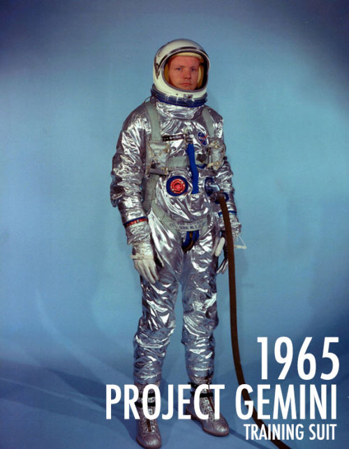 scishow:  ohstarstuff:  Evolution of the NASA space suit.  Space suit fashion sure has changed over the years! Get an overview of space suit couture in our video surveying the past, present, and future of space suit tech!