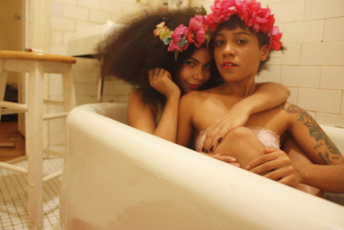 tinyblackchild:Black girl intimacy with @locococopuff