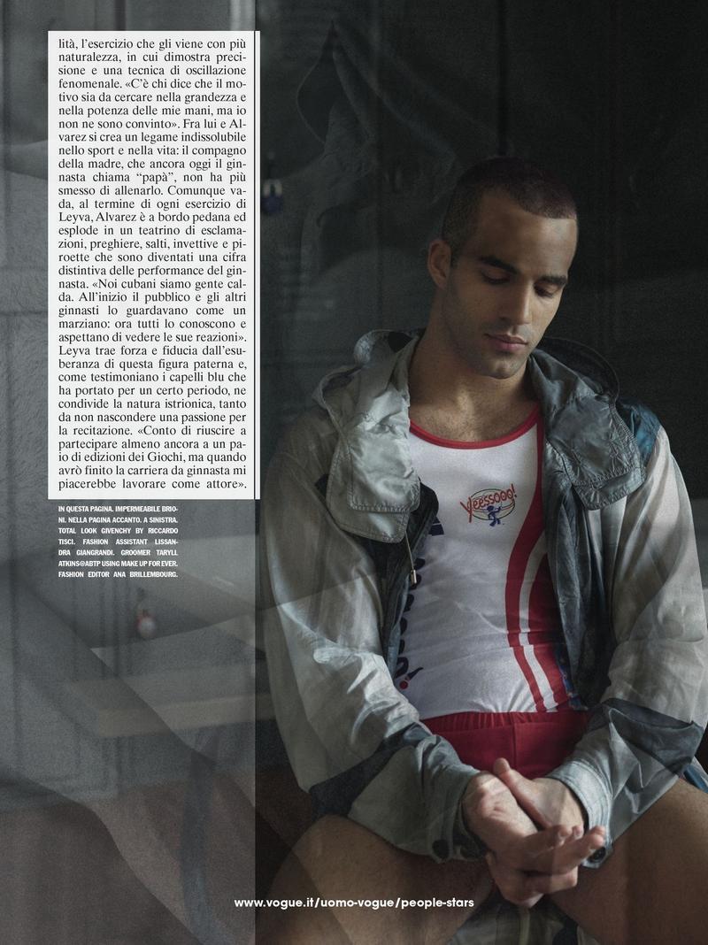 revorish:  L'UOMO VOGUE  ‘The New Face of Gymnastics’ Danell Leyva by Peter Ash