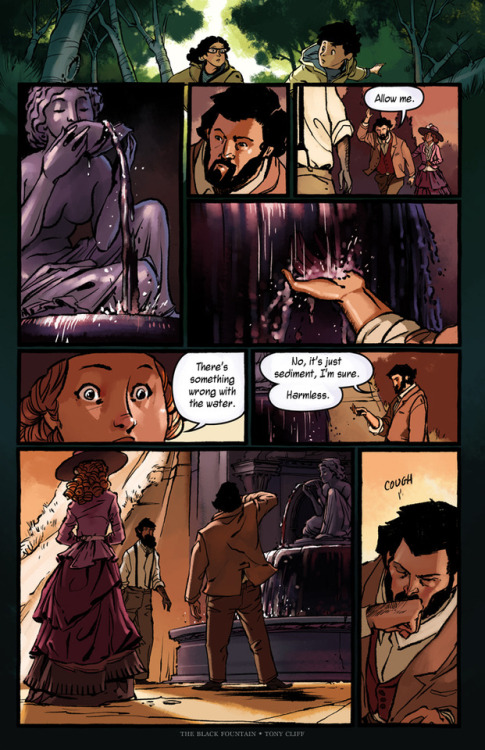 THE BLACK FOUNTAIN (POST 2/2)The second half of a short story I wrote and illustrated for FLIGHT VOL