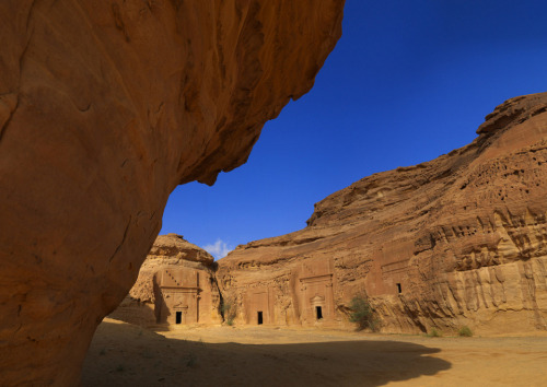 house-of-thought:Mada'in Saleh - Modern Saudi Arabia - built between 100 BC - 100 ADBuilt by the Nab