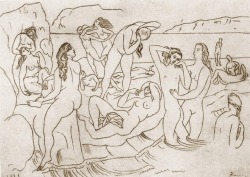 dyke-tm:Pablo Picasso, baigneuses 1918