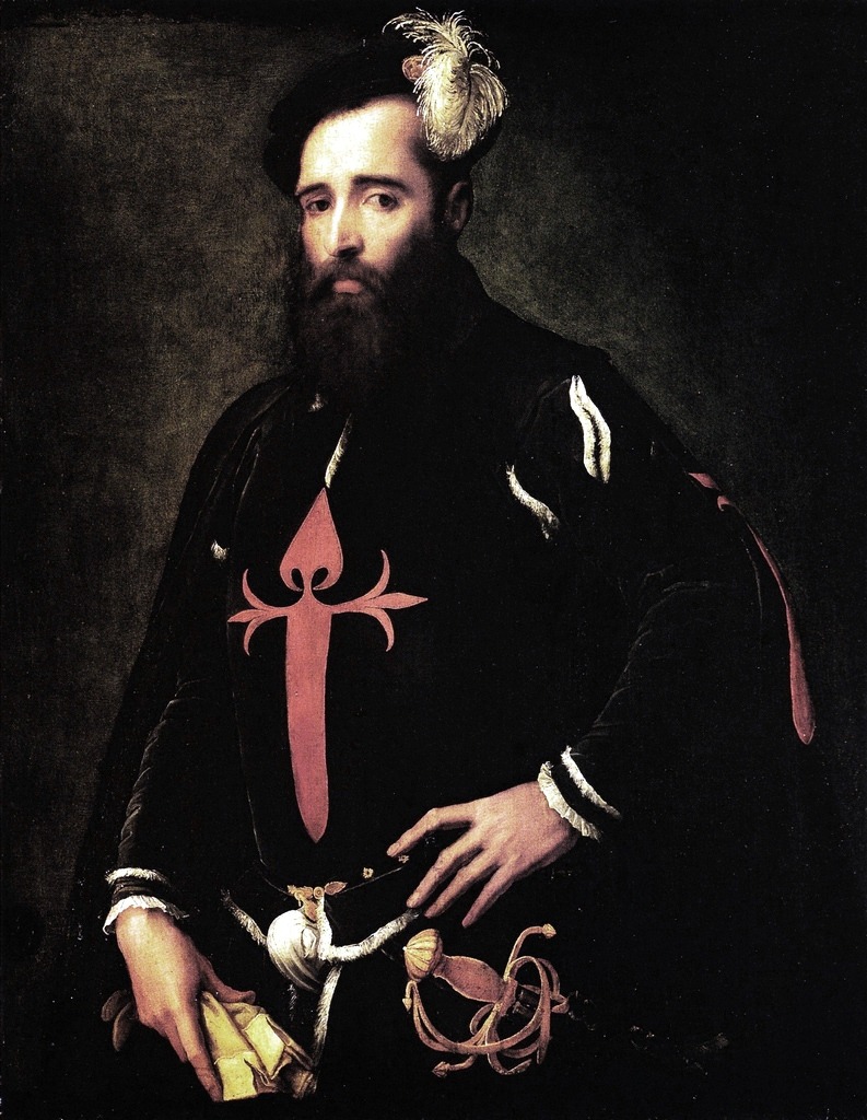 Niccolò Dell'Abate (Modena c. 1509 - Fontainebleau (?), 1571), Ritratto di un cavaliere