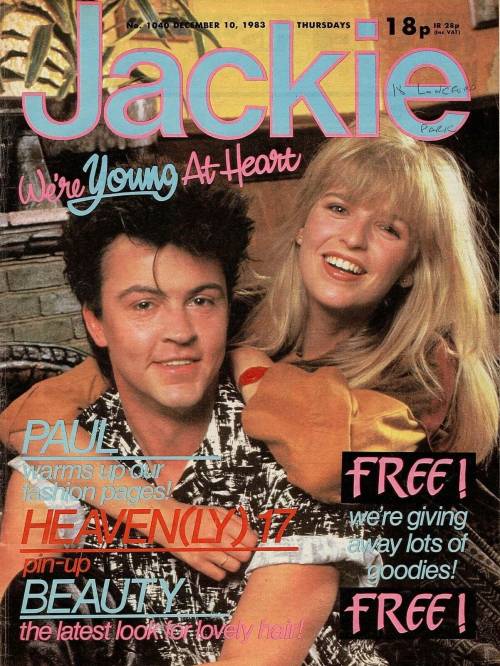 Jackie Magazine Dec 10 1983 ft. Paul Young