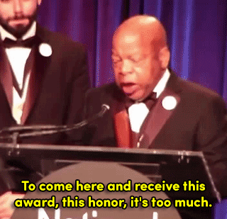 bookporn: the-movemnt:  Rep. John Lewis wins National Book Award 60 years after he