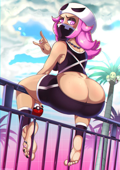 smuttygarbagecan:  i love team skull’s gangsta/punk style, and they’re all crazy sexy!i got a bone to pick with plumeria IFYAKNOWWHATIMEANenjoy this music while you jerk itsauce in the image captions