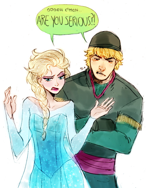 findsomethingtofightfor:I have a feeling Elsa and Kristoff ended up being such bros. They&rsquo