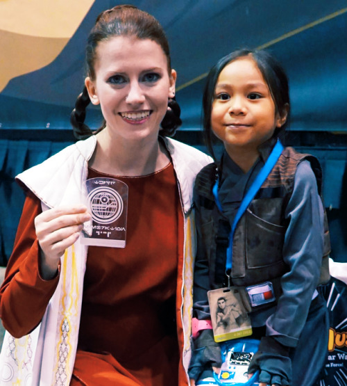 princess-slay-ya: Five-year-old Harley and her father, Dino, attended Star Wars Celebration Orlando 