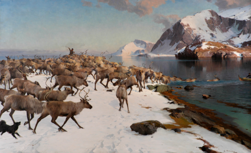 Norwegian landscapes, Even Christophersen Ulving (1863-1952)