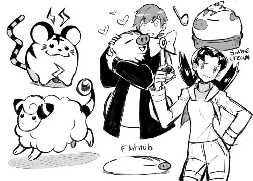 Weird Johto drawings, I refuse to explain.