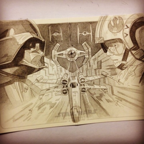 New commission, head to head trench run. Underpainting stage, color next!
My Instagram