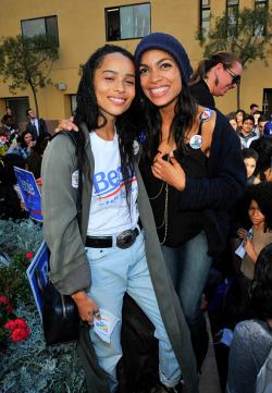 mr-another:    Zoe Kravitz and Rosario Dawson