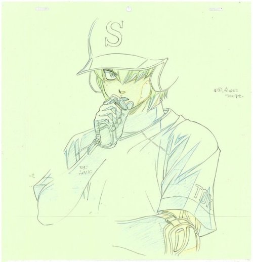 Keyframes by Tasaki Satoshi, chief animation director for Daiya no A. Source: Twitter