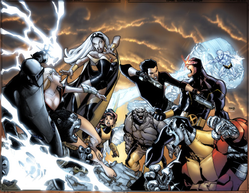 variant covers to X-Men vs. Agents of Atlas (2009) #’s 1 &amp; 2 by Humberto Ramos and Edg