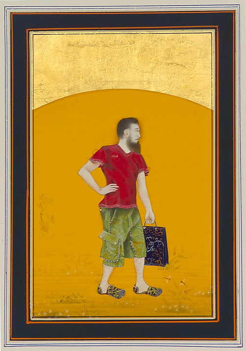 Imran Qureshi (Pakistani, b. 1972), Moderate Enlightenment, 2009. Opaque watercolour