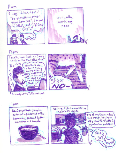 If you all follow me on Twitter, you might have already seen all of my comics for Hourly Comic Day o