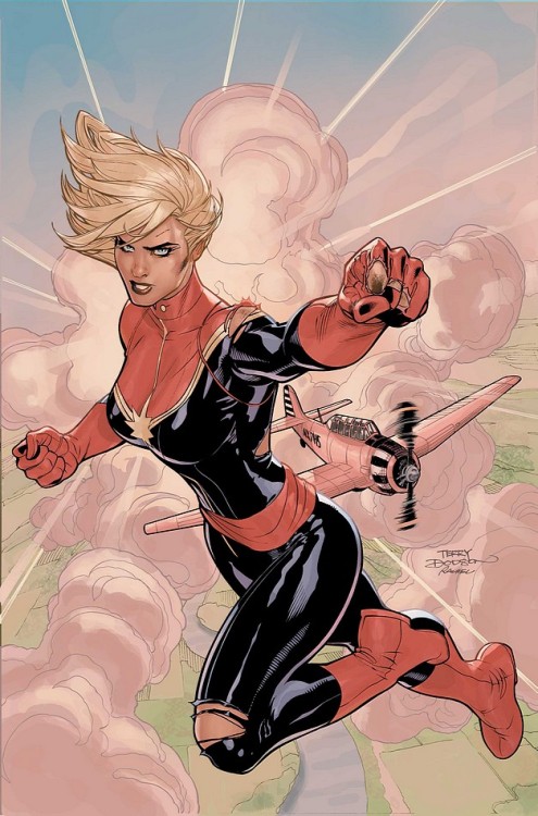 super-nerd:  Captain Marvel — Terry Dodson 