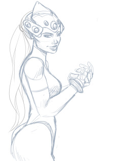 Fishsauce69:Widowmaker Sketch.  Https://Www.patreon.com/Fishsauce