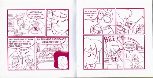 ascendenthia:  Have some more SU zines scans Peri’s such a cutie I cant function properly, and the Lapidot in these tho! (source: this guy on /co/ u go bro) 