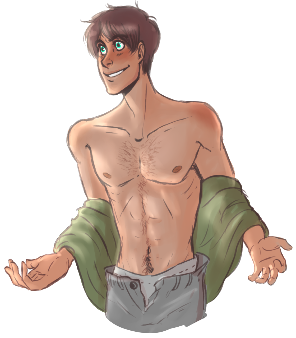 hello-draw:  viella-art:  Eren Jaeger doodles      