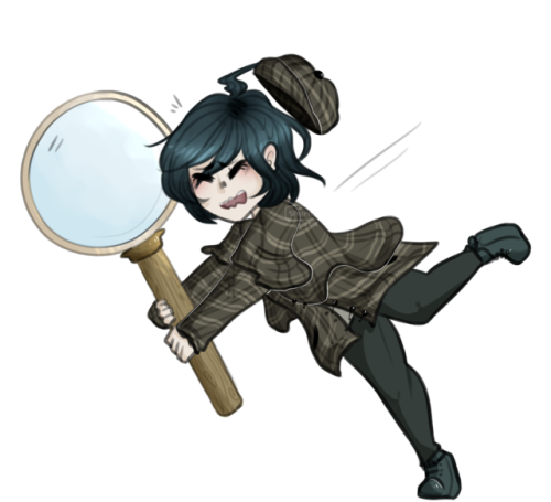 the magnifying glass is a metaphor for all the stress that came with being a protag
my friend hosted a DR protag collab with a halloween theme but much like the useless twelve y/os we are, we kept forgetting, and last minute just decided Kaede n...
