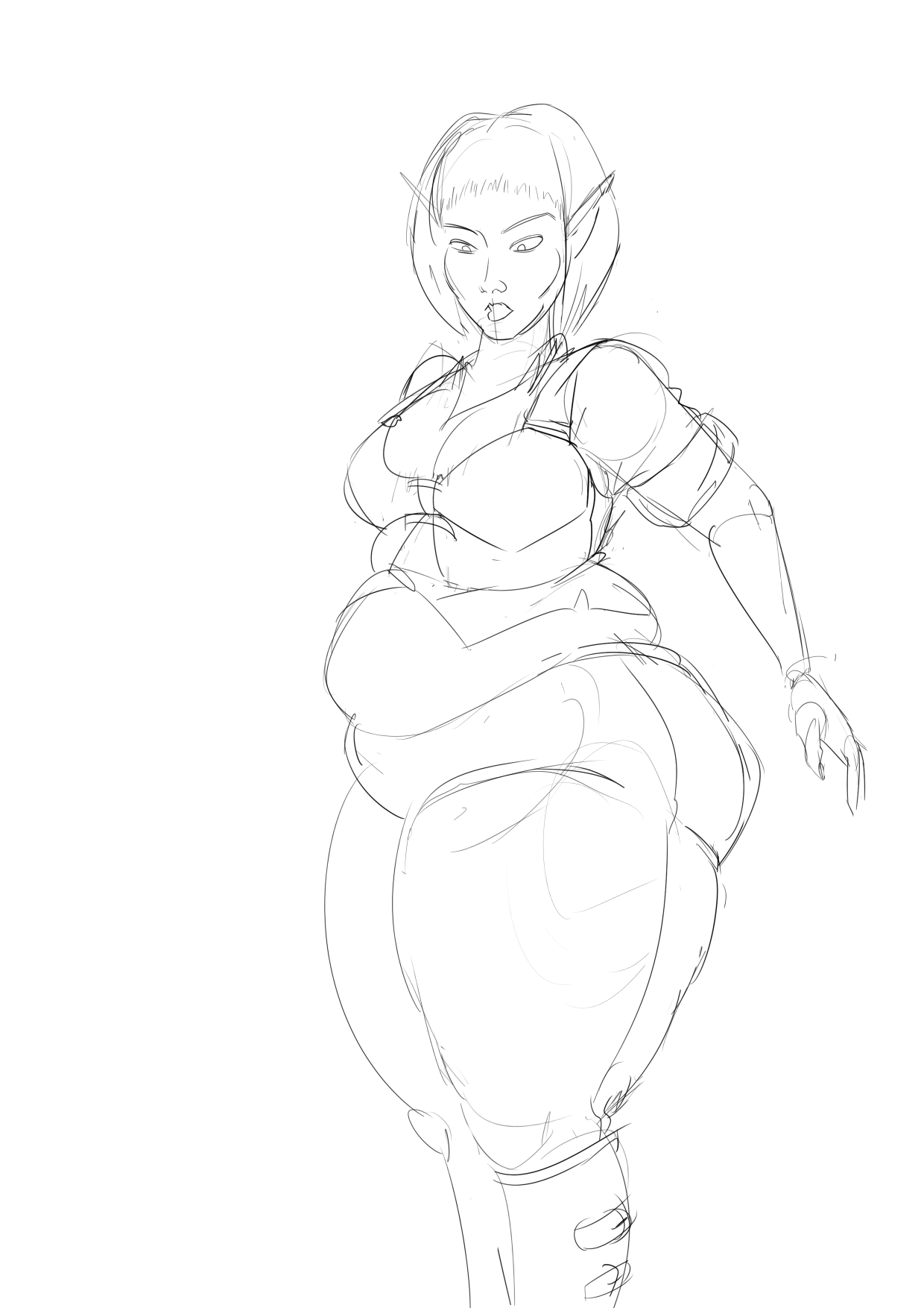 kastemel:  Chrysalyn, 100 to 200 pounds My awkward weirdo elf alchemist has gained