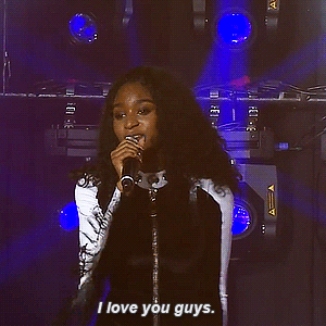 zot5:Normani when the crowd started chanting her name x
