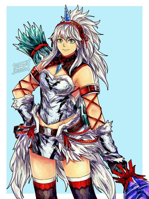 canowikakte: Draw the relic kirin armor because i prefer this version than the regular one lmao.