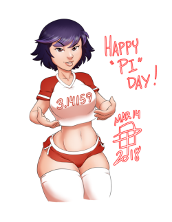 callmepo:  Happy PI Day everyone! Gogo has a foolproof way to get people to remember it for next time   ;9