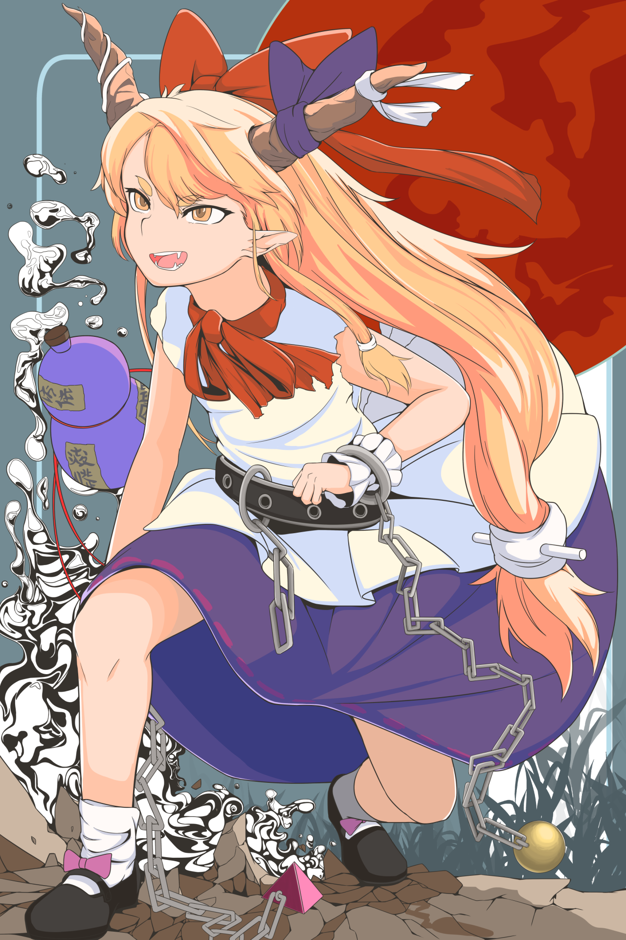 Privatesouretu Fan Art 伊吹萃香 Privatesouretu Fan Art 伊吹萃香