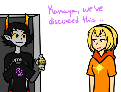 what if kanaya was in to cosplay