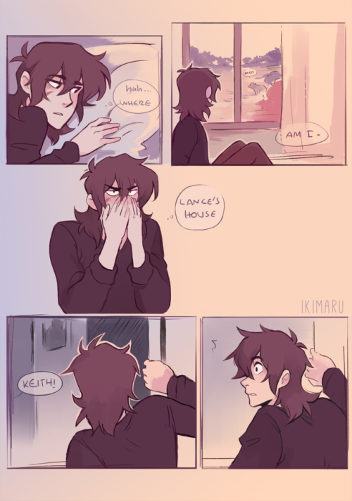 part 3 ft Keith trying to escape his feelings and indecisive Lancefirst | < part 2 | part 3 | part 4 > | ko-fi