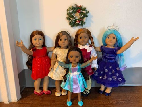 The American Girls want to wish everyone a Very Merry Christmas!!!First Row First Photo: Five of the