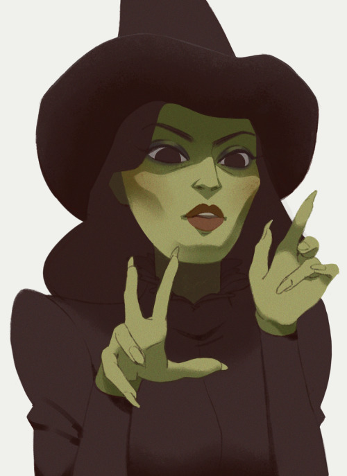 offishwhite:6 fanarts challenge3. Elphaba from Wicked