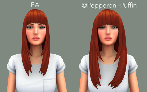 pepperoni-puffin: Heather Hair - Override VersionFor those who are interested, I made an optional ov