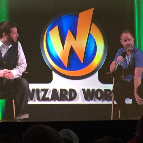 Billy Boyd panel! #lordoftherings #pippin #wizardworld #wizardworldmadison #conlife (at Alliant Ener