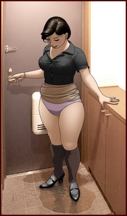 Omorashi ladies pissing