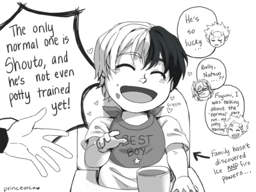 princeorcachan: todoroki family ‘incredibles’ au aka the dynamic we coulda had if endeavor didn’t want to lead that messy life lmao a nice loving family fighting crime together.anyways dabi is theorized as todoroki here; called him “haruhiko”