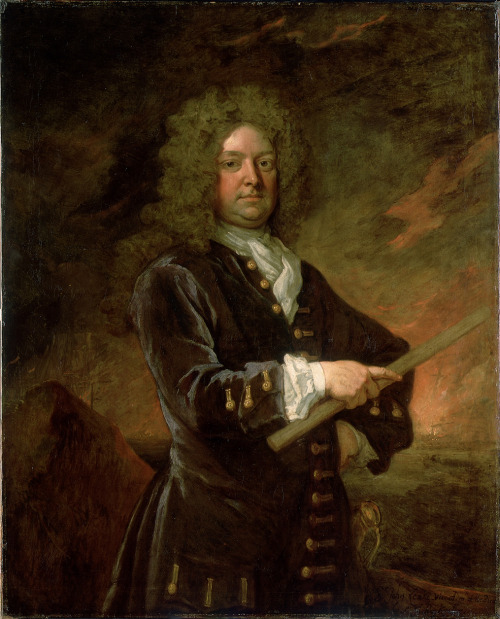 history-of-fashion: 1705-1712 Godfrey Kneller - Vice-Admiral Sir John Leake