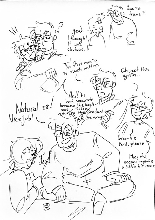 Now What AU Dipper And Ford Bonding Doodle? :3