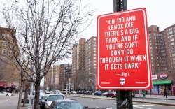 brain-food:  Artist Jay Shells channeled his love of hip hop music and his uncanny sign-making skills towards a brand new project: “Rap Quotes.” For this ongoing project, Shells created official-looking street signs quoting famous rap lyrics that