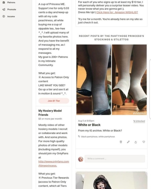 Patreon. See it. Join it. Check my profile link. I have some really good stuff there.  #NylonsNow TH