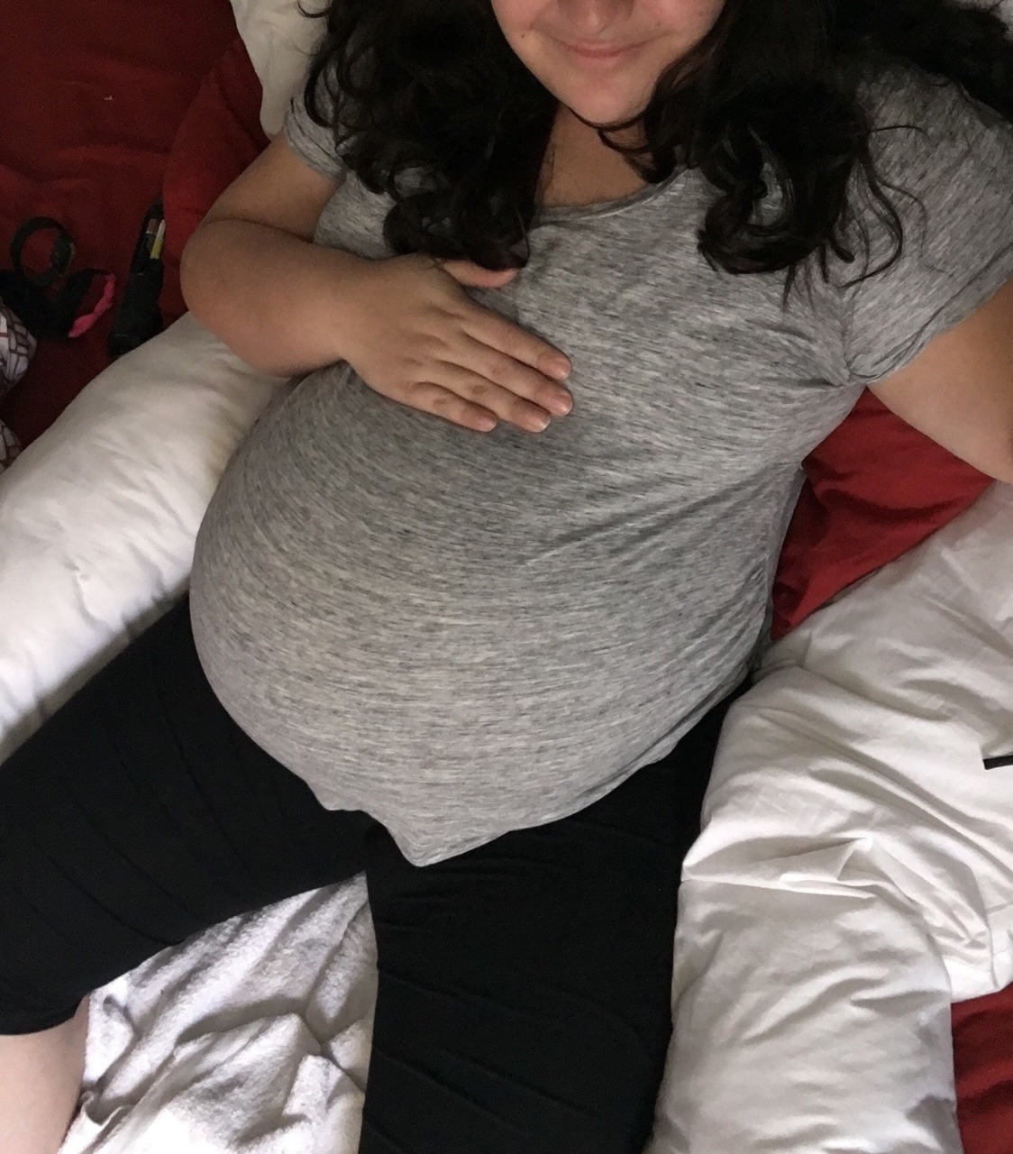 preggoalways: 26 weeks and hope to keep baking them a little longer. There’s no