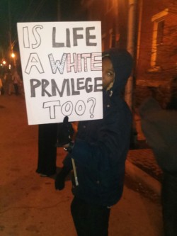 faundlie:  The most poignant sign I saw during the Columbus protests today. 